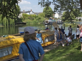 Ducks on the Avon at Bidford