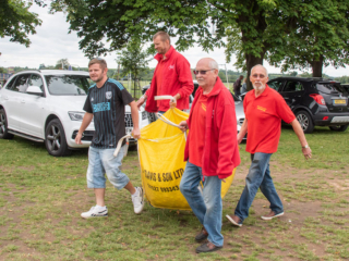 Loading the ducks at the Duck Race