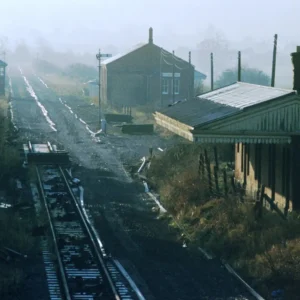 A derelict railway station in Toddington, Gloucestershire